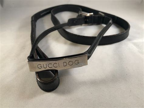 laisse pour chien gucci|Gucci Laisse pour animal de compagnie taille S/M.